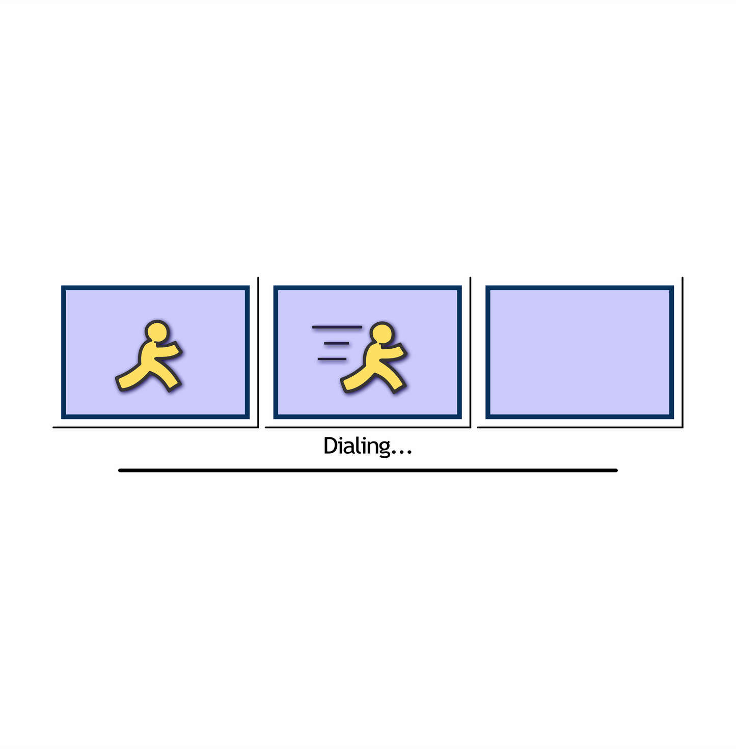 AOL dial up DTG design graphic