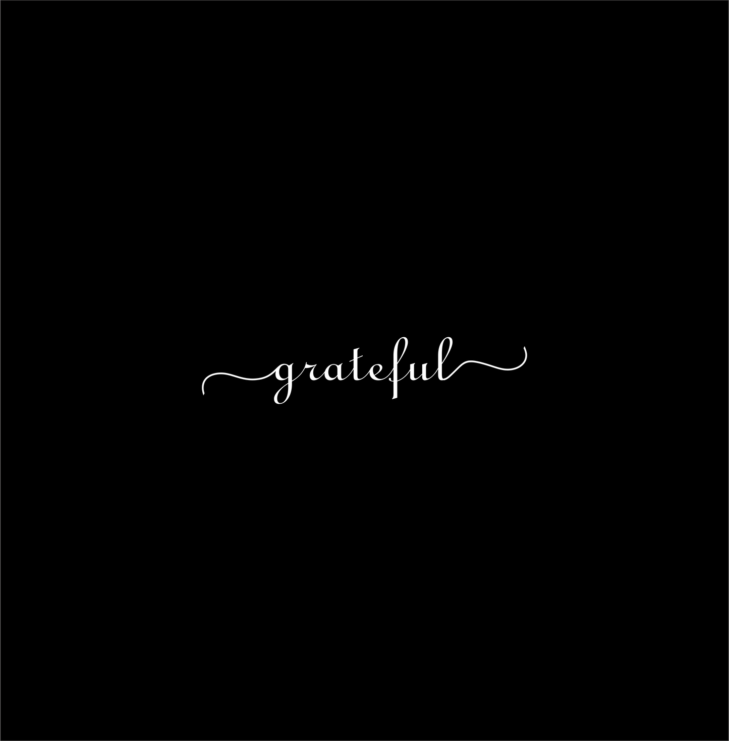 grateful script thanksgiving DTG design graphic