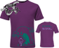 purple youth tee with ice cream you scream ice cream monster DTG printed design