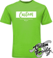 green tee with custom the custom lifestyle brand supreme style DTG printed design