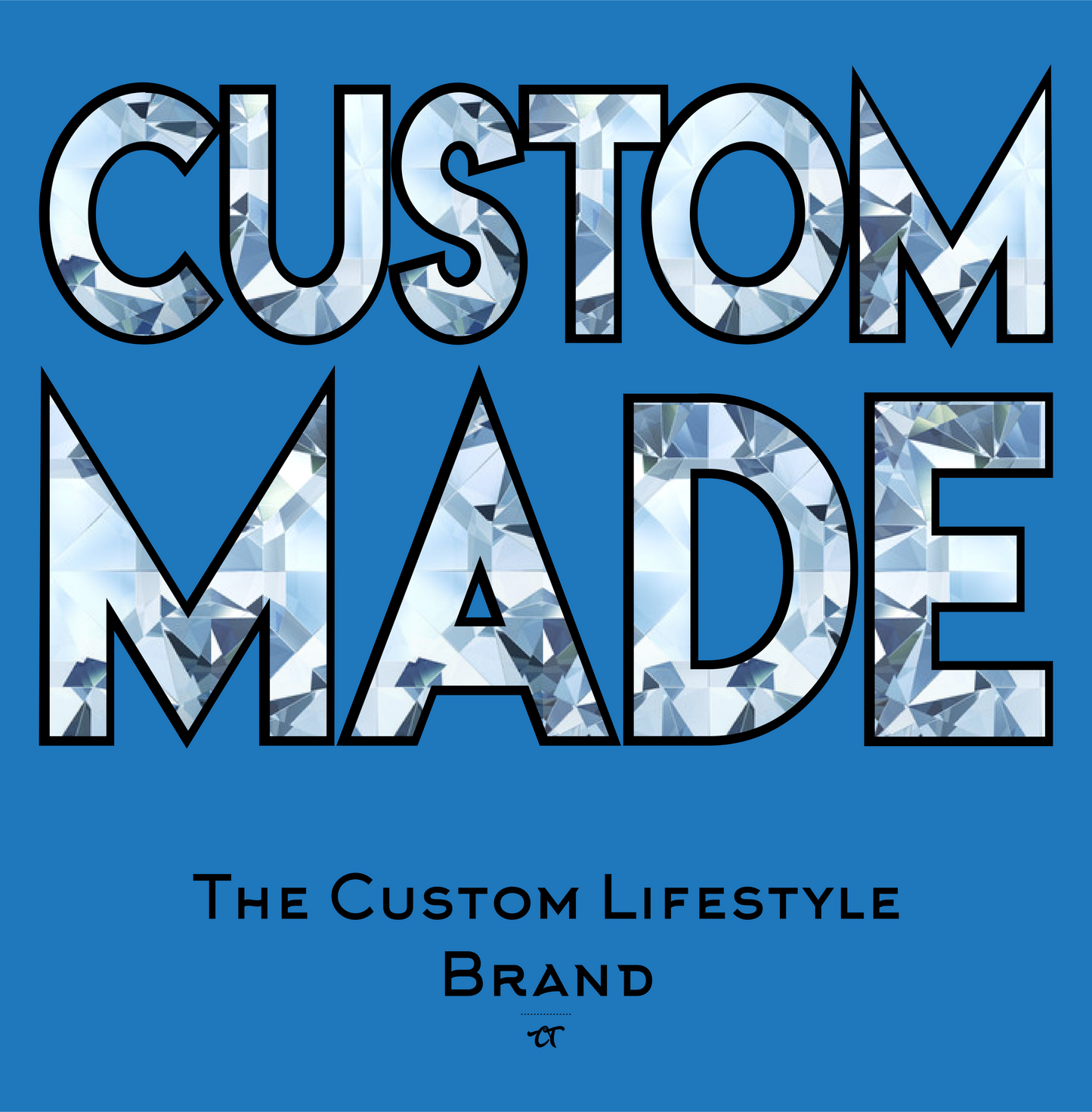 custom made diamond DTG design graphic