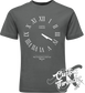 charcoal tee with roman analog clock set to 4 20 DTG printed design