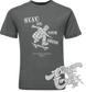 charcoal cotton t-shirt stay on your grind skate