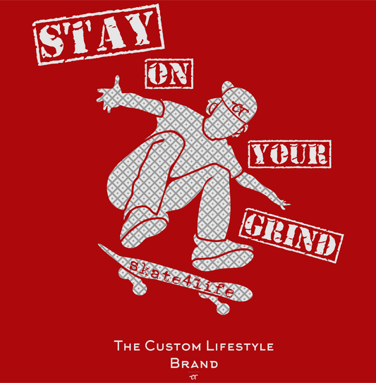 stay on your grind skate image design