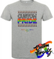 athletic heather tee with custom pride rainbow pride flag DTG printed design