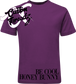 purple tee with be cool honey bun pulp fiction DTG printed design