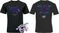 black tee with thread headz custom threadz when you look good we look good DTG printed design