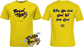 yellow tee with thread headz custom threadz when you look good we look good DTG printed design