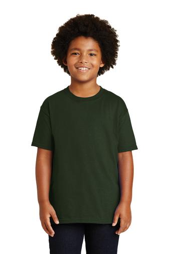 gildan youth ultra cotton t-shirt forest green
