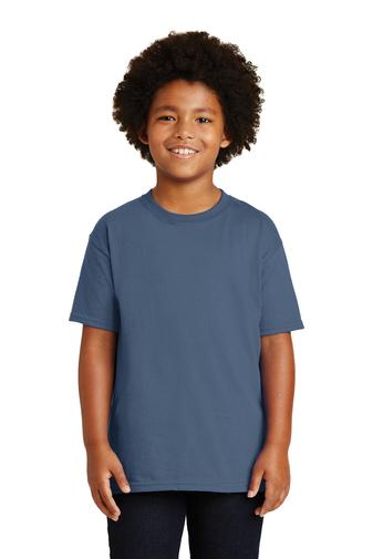 gildan youth ultra cotton t-shirt indigo blue