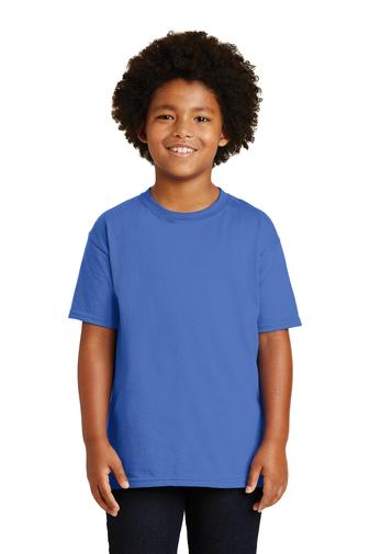gildan youth ultra cotton t-shirt iris blue