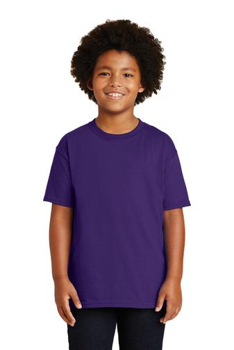 gildan youth ultra cotton t-shirt purple