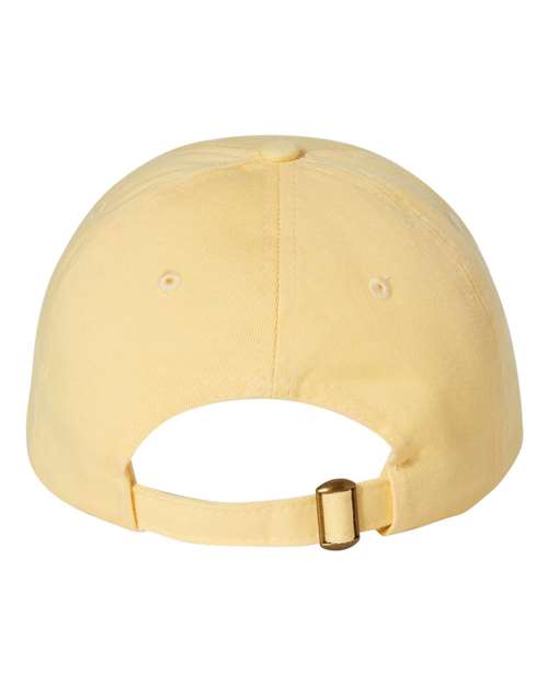 butter yellow dad cap back