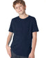 child model wearing next level youth tee in midnight navy