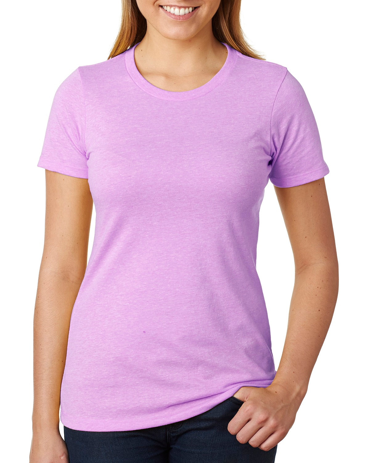 womans next level cvc tshirt lilac