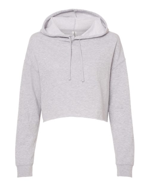 independent trading co cropped hoodie gray heather
