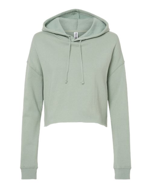 independent trading co cropped hoodie sage