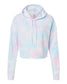 independent trading co cropped hoodie tie die cotton candy
