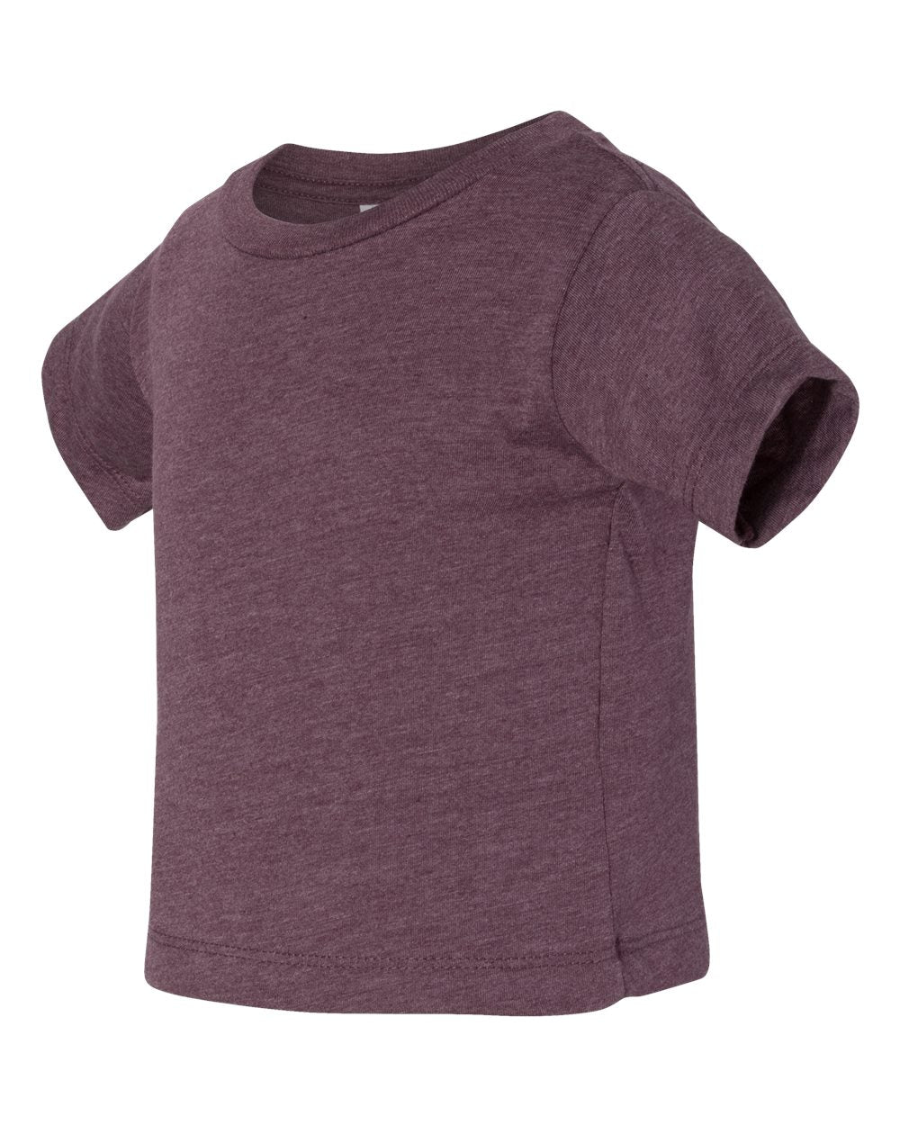 bella canvas infant short sleeve heather maroon