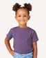 bella canvas toddler short sleeve heather team purple