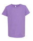 bella+canvas youth cvc t-shirt heather team purple