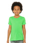 bella+canvas youth cvc t-shirt neon green