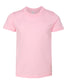 bella+canvas youth t-shirt pink