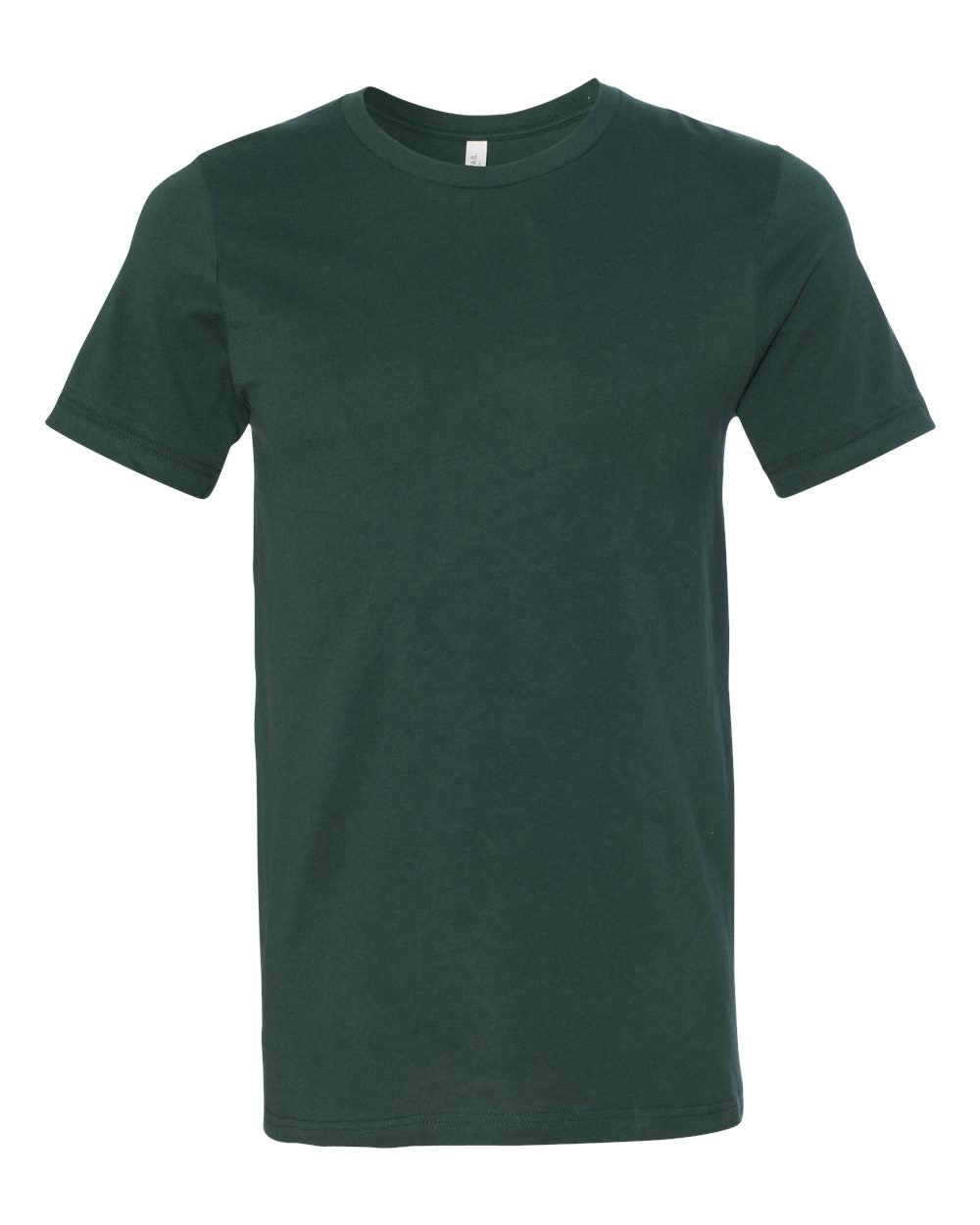 bella+canvas adult short sleeve tee forest green