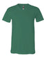 bella+canvas v-neck t-shirt kelly green