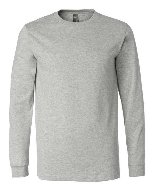 bella+canvas cvc long sleeve tee athletic heather