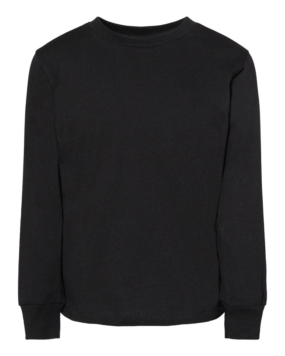 bella+canvas toddler long sleeve tee black