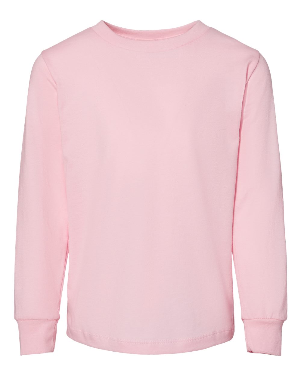 bella+canvas toddler long sleeve tee pink