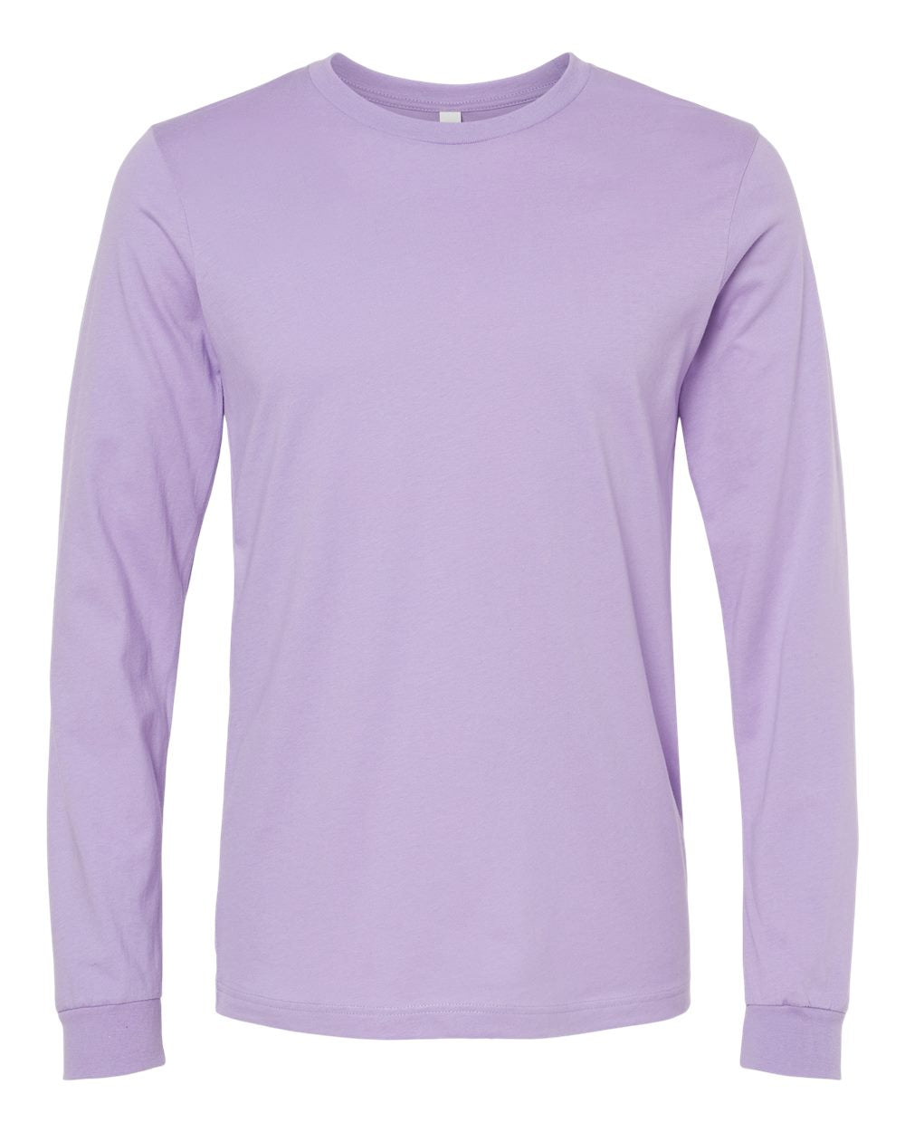 bella+canvas long sleeve tee dark lavender