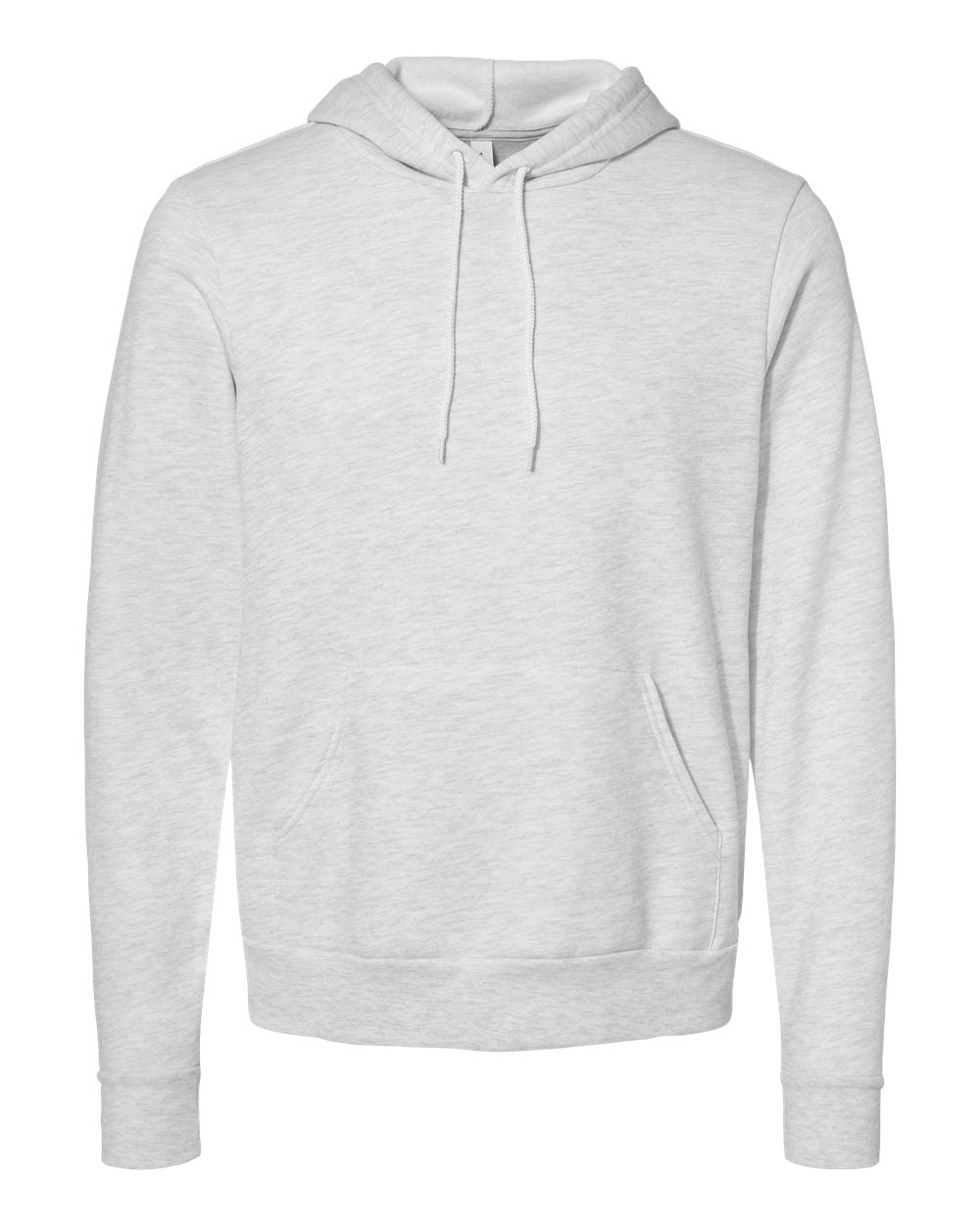 bella+canvas fleece hoodie ash