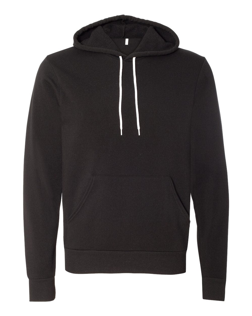 bella+canvas fleece hoodie black