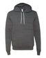 bella+canvas fleece hoodie dark grey marble