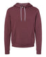 bella+canvas fleece hoodie heather maroon