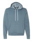 bella+canvas fleece hoodie heather slate