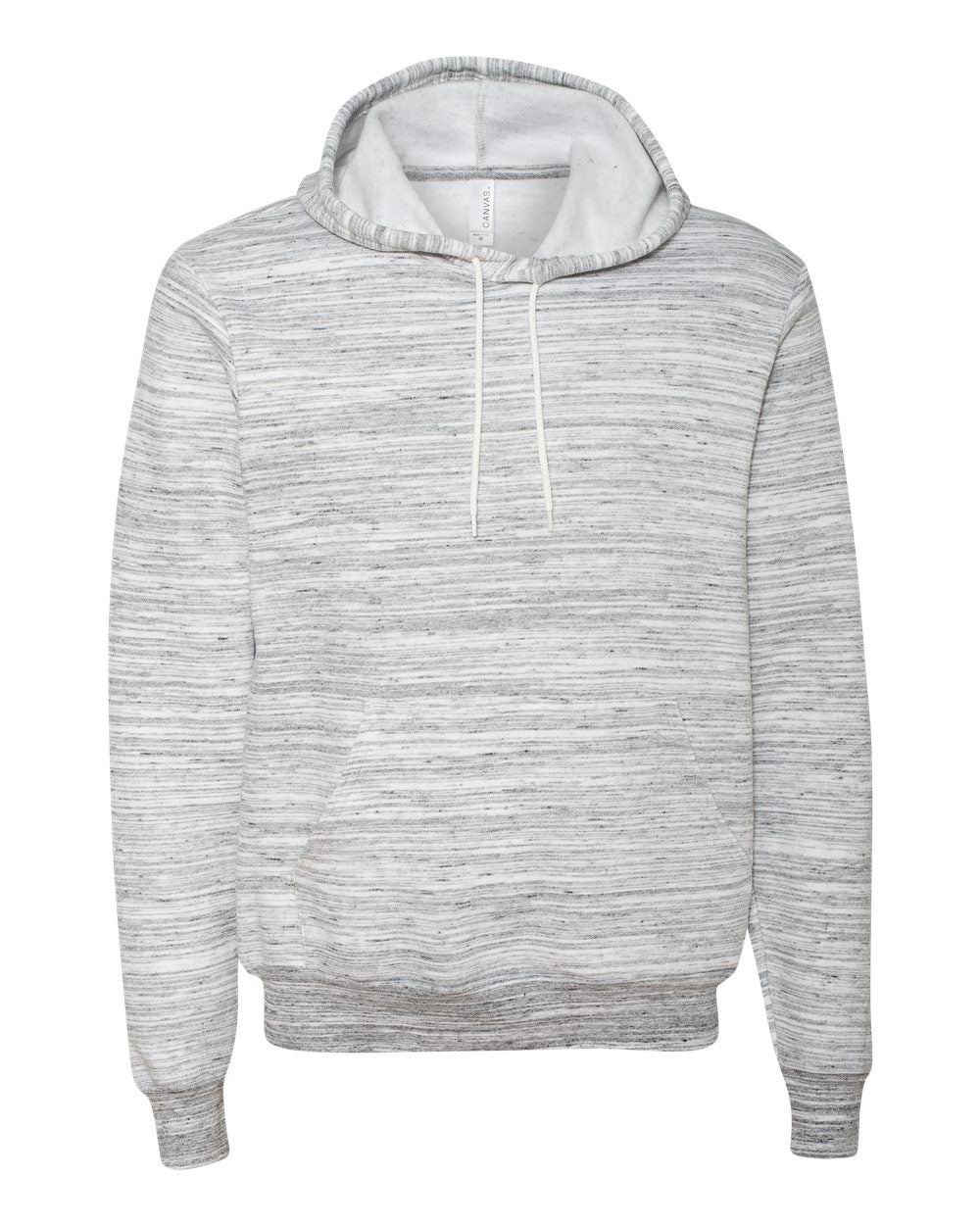 bella+canvas fleece hoodie light grey marble