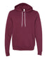 bella+canvas fleece hoodie maroon