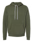 bella+canvas fleece hoodie military green