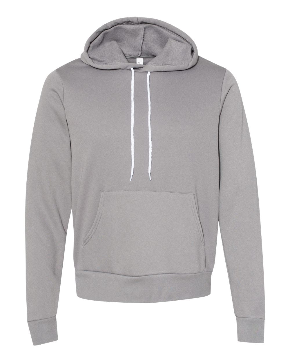 bella+canvas fleece hoodie storm