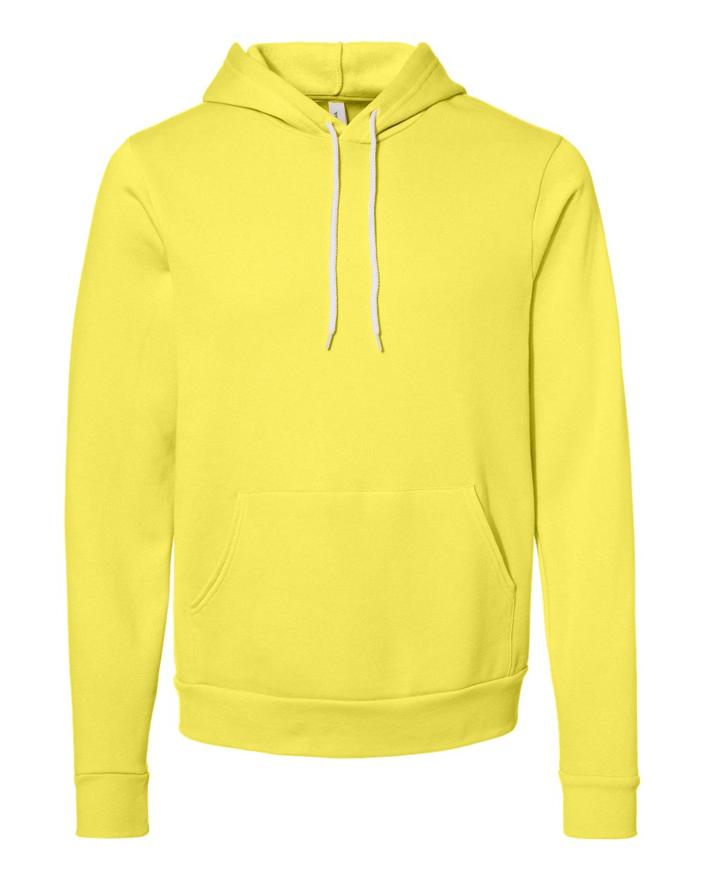 bella+canvas fleece hoodie yellow