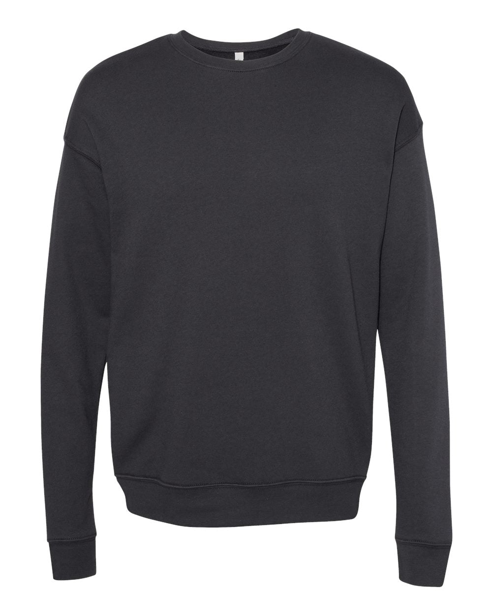 bella+canvas fleece crewneck sweatshirt DTG dark grey