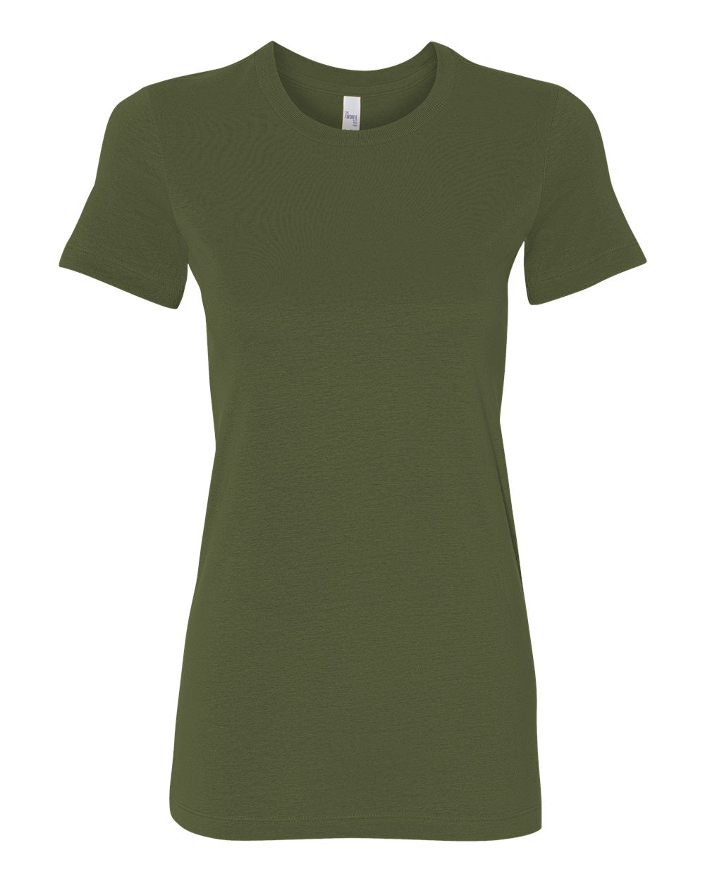 bella+canvas womens tee olive green