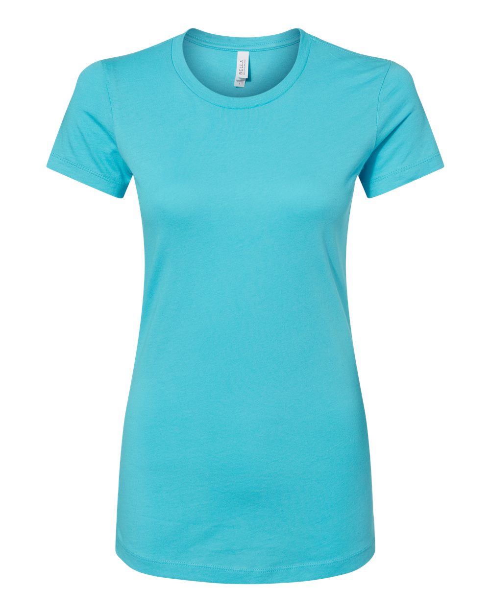 bella+canvas womens tee turquoise