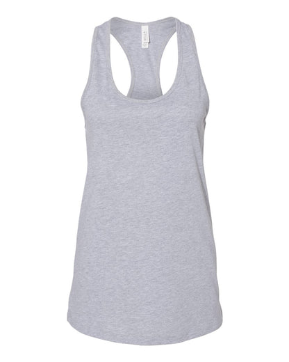 bella+canvas womens racerback tank athletic heather