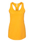 bella+canvas womens racerback tank gold