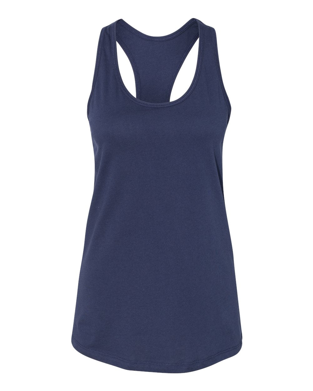 bella+canvas womens racerback tank navy
