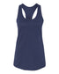 bella+canvas womens racerback tank navy